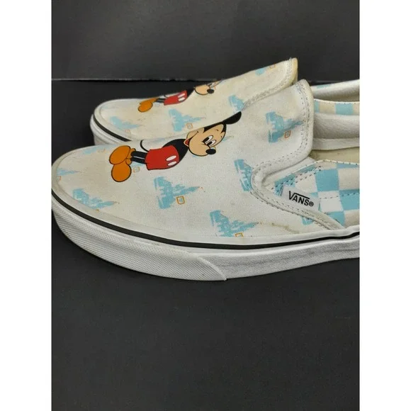 Disney World X Vans 50th Anniversary Slip On Mickey Mouse Men 7 Wmn 8.5 - Picture 11 of 15